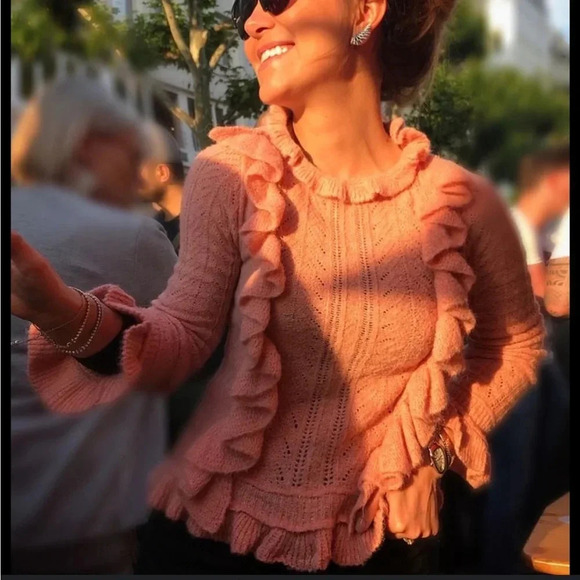 RONNY KOBO Yasamin Top in Peach - Picture 2 of 4